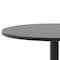 Flash Furniture Mellie 27.5'' Black Round Metal Indoor-Outdoor Table with Base TLH-052-2-BK-GG - alternate 6
